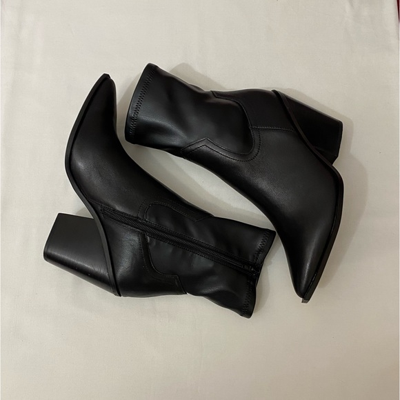 NWT Steve Madden block heel pointed toe western bootie size 10 - Picture 6 of 12